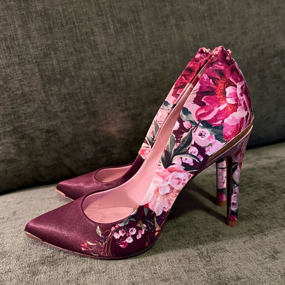 Ted Baker London “Serenity” floral heels